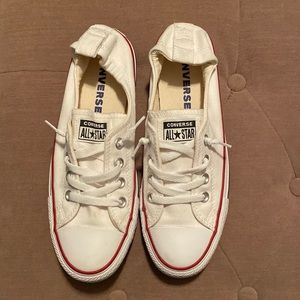 Womens white converse shoreline size 8